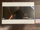 Christopher Lee Signed Star Wars Attack of the Clones 11x17 