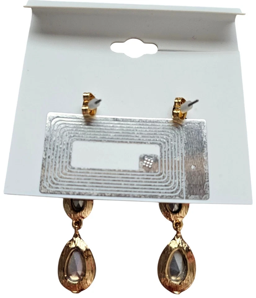 Pendientes colgantes de varias piedras Lauren Conrad Foto 4 de 4