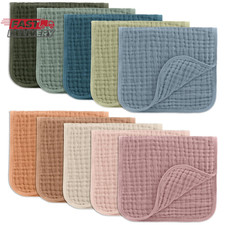 Comfy Cubs Muslin Burp Cloths 20" X 10", Pack of 10 - Large, 6-Layer, Ultra Abso