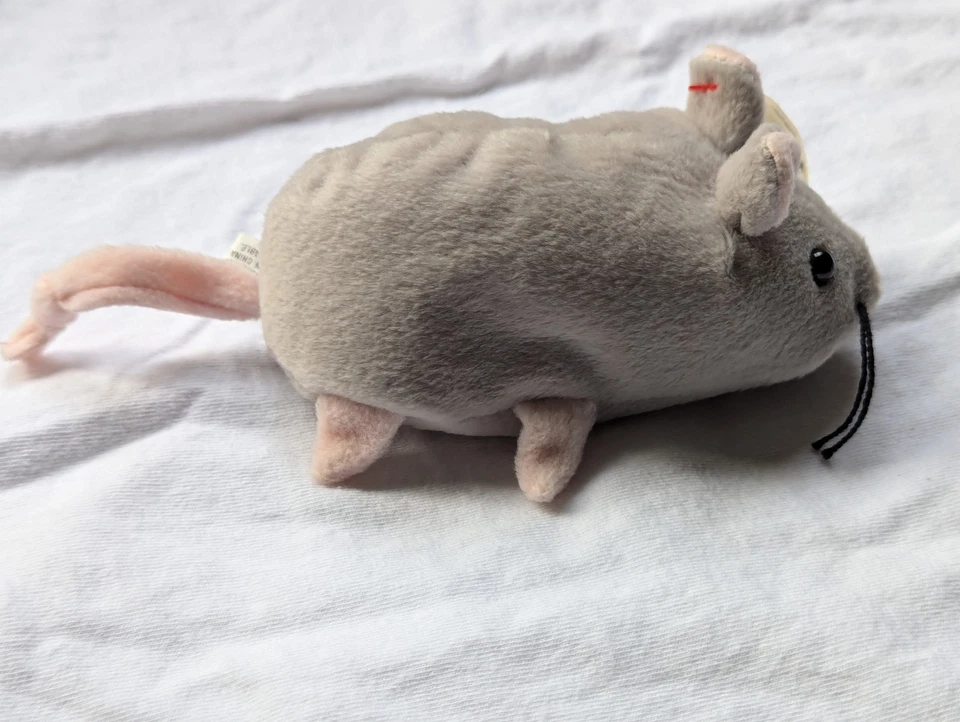 TY Beanie Baby ловушка мыши 1993 ПВХ гранулы 3-го поколения 3A качели 1-го поколения Tush новом - Изображение 2 из 4