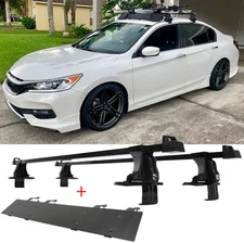 54" Roof Rack Cross Bars Cargo Carrier + Windshield Fairing For Honda Accord 