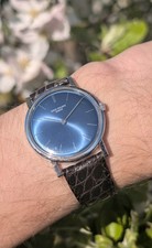 Patek Philippe Calatrava ref. 3416 - Oro 18 kt blu cal. Orologio vintage 23-300