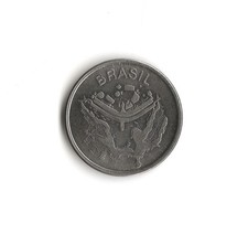 1983 Brazil - 50 Cruzeiros - 365 - Stainless Steel - 6.2g