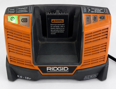 #ad RIDGID R840093 9.6V 18V Dual Chemistry Battery Charger Li Ion NiCd Tested $29.99
