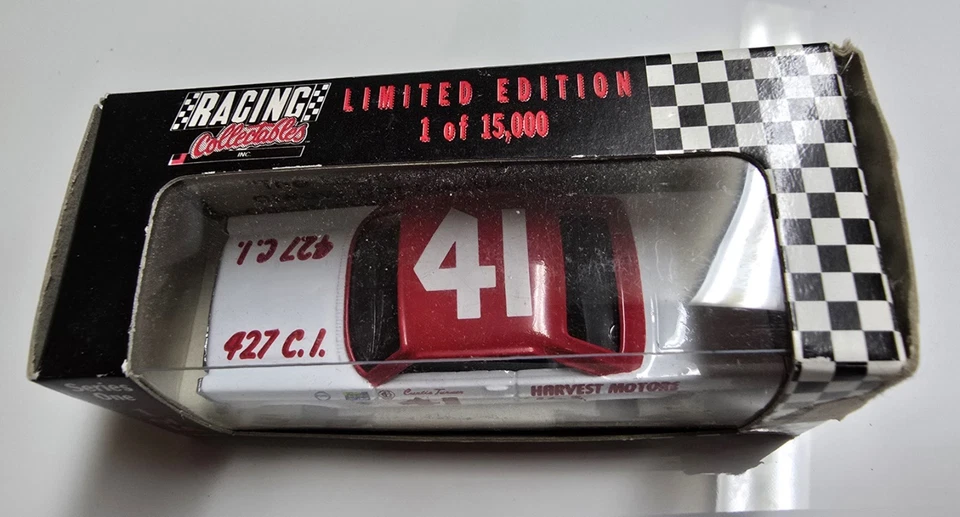 Curtis Turner #41 1965 Ford Fastback 1:64 Diecast Legend Series 1992 NASCAR Foto 2 de 4