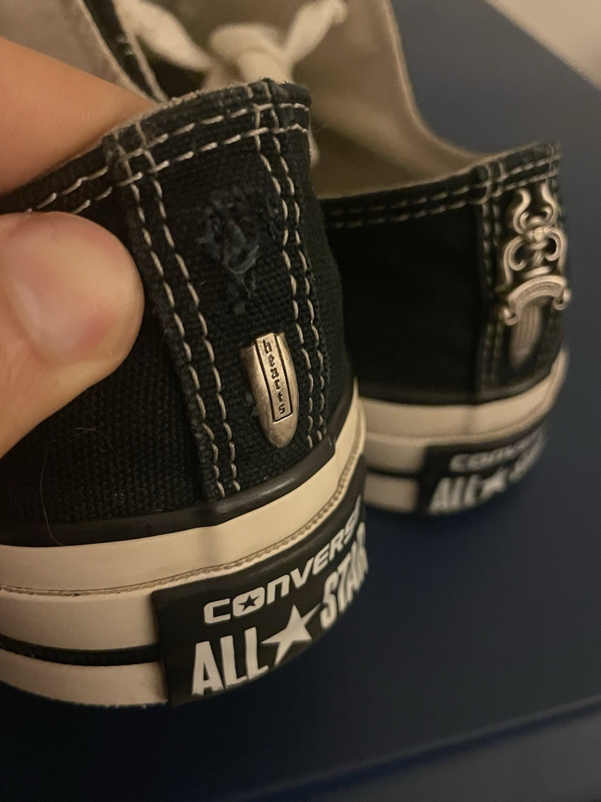 Chrome Hearts Converse Chuck Taylor Silver Dagger Mens size 7.5 thumbnail 5