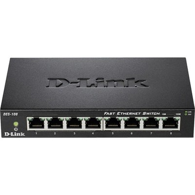 D-Link DES-108 DES-108 Netzwerk Switch 8 Port 100 MBit/s