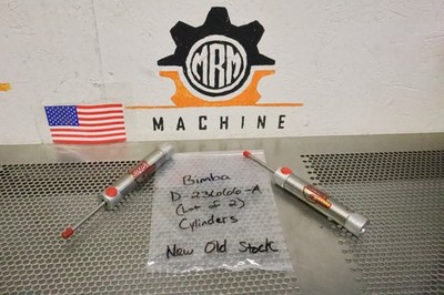 Bimba D-23666-A Pneumatic Cylinders New Old Stock See All Pictures (Lot of 2)