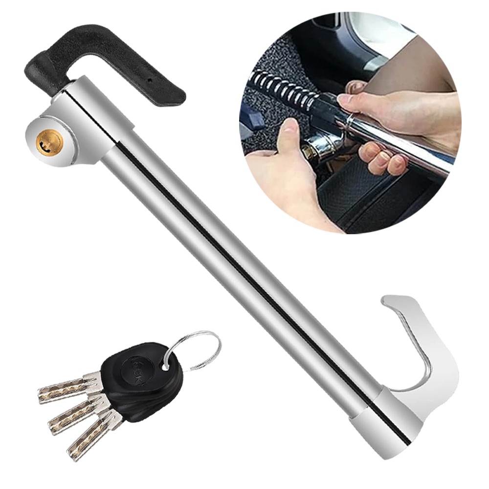 Steering Wheel Lock Anti-Theft Device Retractable Car Security fo Truck