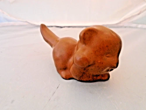 Van Briggle Small Brown Cat