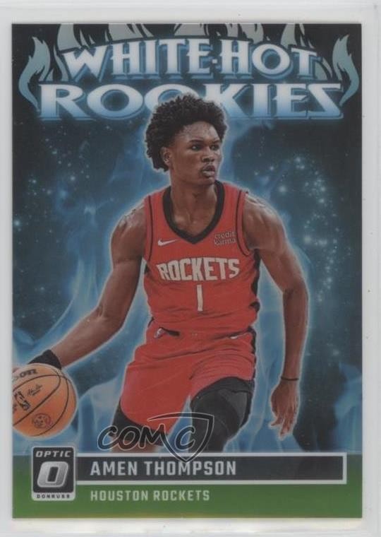 2023 Donruss Optic White Hot Rookies Lime Green Prizm /149 Amen Thompson RC 0dq7
