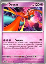 Deoxys 32/86 Chaos Rising Pokemon Card NM TCG singles Near Mint English