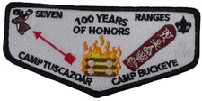 100 YEARS OF HONORS, PIPESTONE,  BUCKEYE COUNCIL - SEVEN RANGES  - SIPP-O LODGE