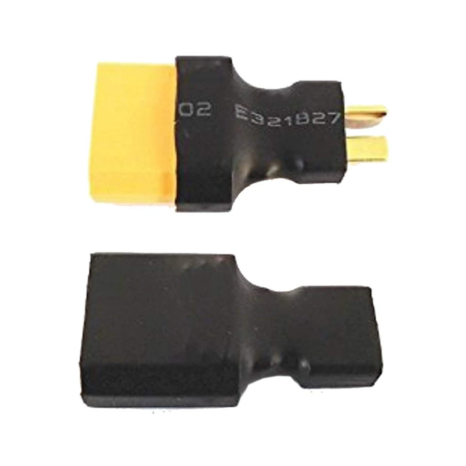 1 par Sharegoo Rc Deans estilo T Deans enchufe a Xt90 hembra macho adaptador conector Foto 2 de 4