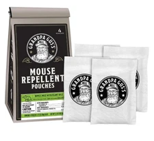 Grandpa Gus'S Extra-Strength Mouse Repellent Pouches, Cinnamon/Peppermint Oils R