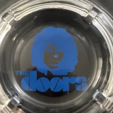 The Doors Glass Ashtray 6.5” 