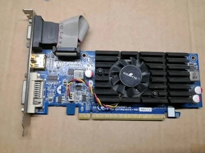 Gigabyte GV-N210TC-1GI Grafikkarte NVIDIA GeForce 210 Chipsatz.1 Gb DDR3 SDRAM - Bild 1 von 4