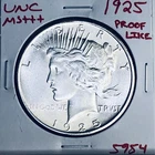 1925-P Peace Dollar — photo from another recent sale