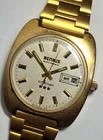 Vintage Mens 1970s Benrus Electronic Citation 3 Star Watch Runs Gold Tone