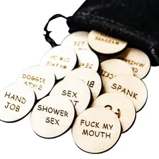 QIAOO 20Pcs Date Night Activity Tokens Valentines Ideas Gifts for Couples Fun...