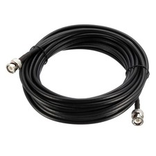 50 Ohm 50 Ft RF Coaxial Cable RG58 Low Loss BNC Male to BNC Male