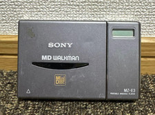 SONY MZ-E3 PORTABLE MINIDISC PLAYER MD WALKMAN Gray DC3/4.5V
