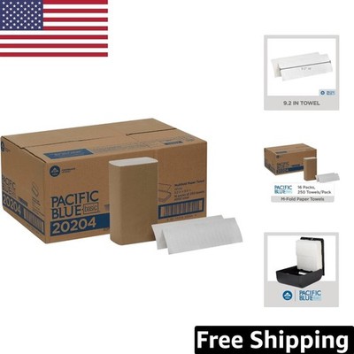 Bulk Pacific Blue Multifold Paper Towels - 1-Ply, Strong and Absorbent, 16 Packs