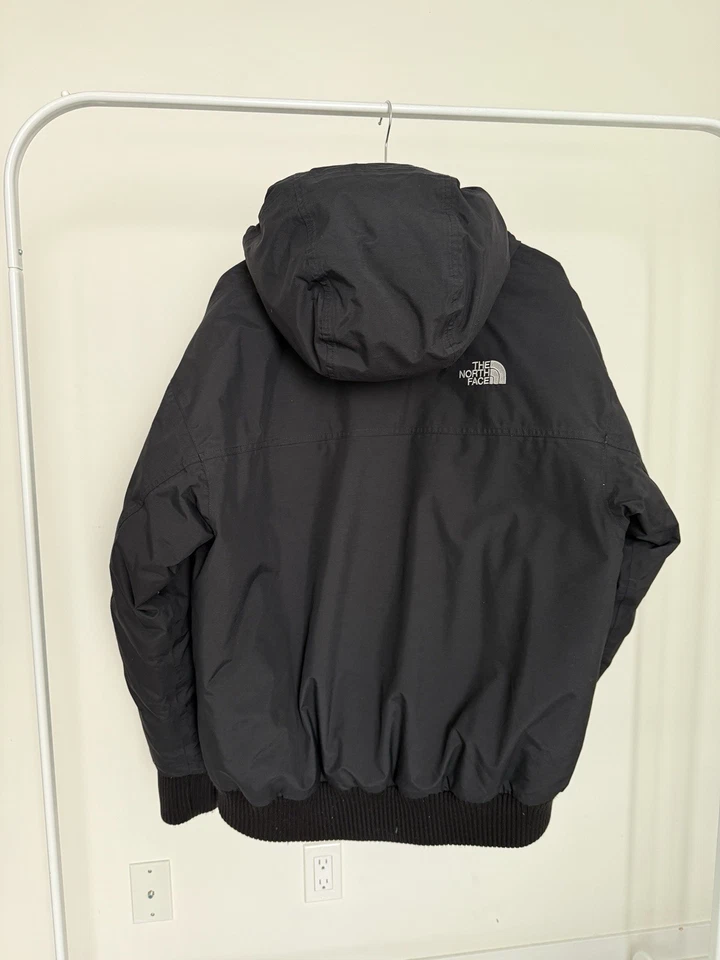 The North Face Hyvent Goose Down Hooded Coat Jacket Ski Black Men's Size Large - Image 4 of 4
