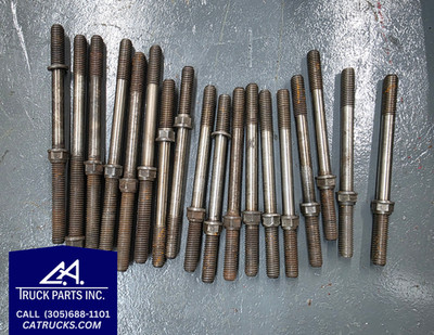 Cummins BigCam Engine (Jake) Brakes Stud Bolts w/ Washers Set of 18