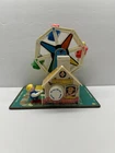 Vintage 1966 & Working Fisher-Price Little People Music Box Ferris Wheel #969