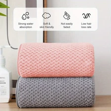 35"x70" Extra Large Bath Towels - Microfiber, Quick Drying & Super Absorbent