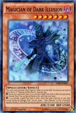 YUGIOH MAGICIAN OF DARK ILLUSION TDIL-EN017 SUPER 1ST EDITION NM Vintage