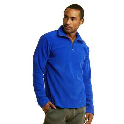 COUVER Men's Quarter Zip Polar Fleece Pullover Sweatshirt, 1 Piece