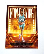 2023-24 Panini Hoops Brandon Miller Now Playing Charlotte Hornets #16