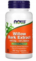 NOW Foods - Willow Bark Extract 400Mg 100 Kapseln