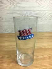XXXX Xtra Cold Pint Glass Australian Beer Collectible Barware Pub Memorabilia