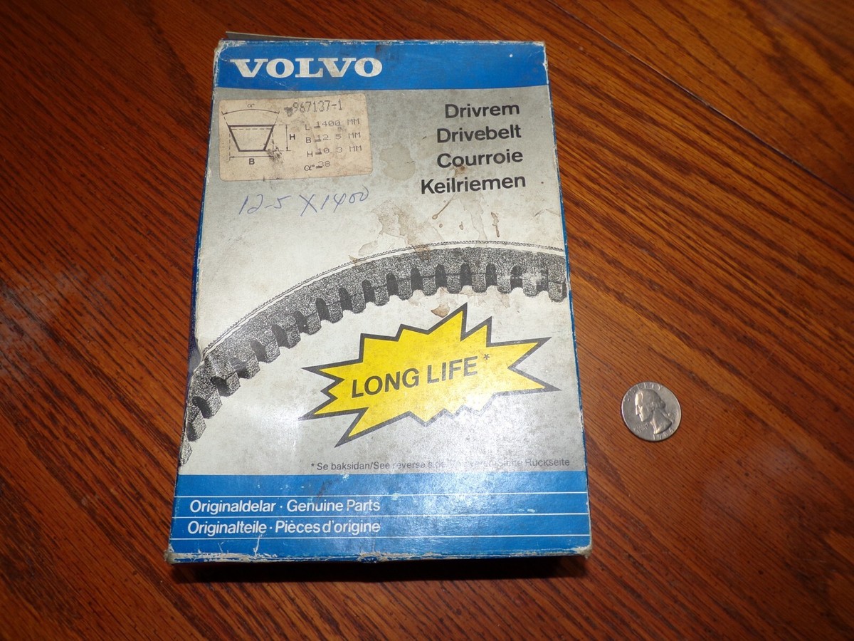 NOS Genuine OEm Volvo#967137,958506,977573,13977573 12.5X1400 B27 