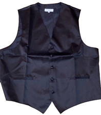Men's VESUVIO NAPOLI in Italy Formal Black XXL Vest Only