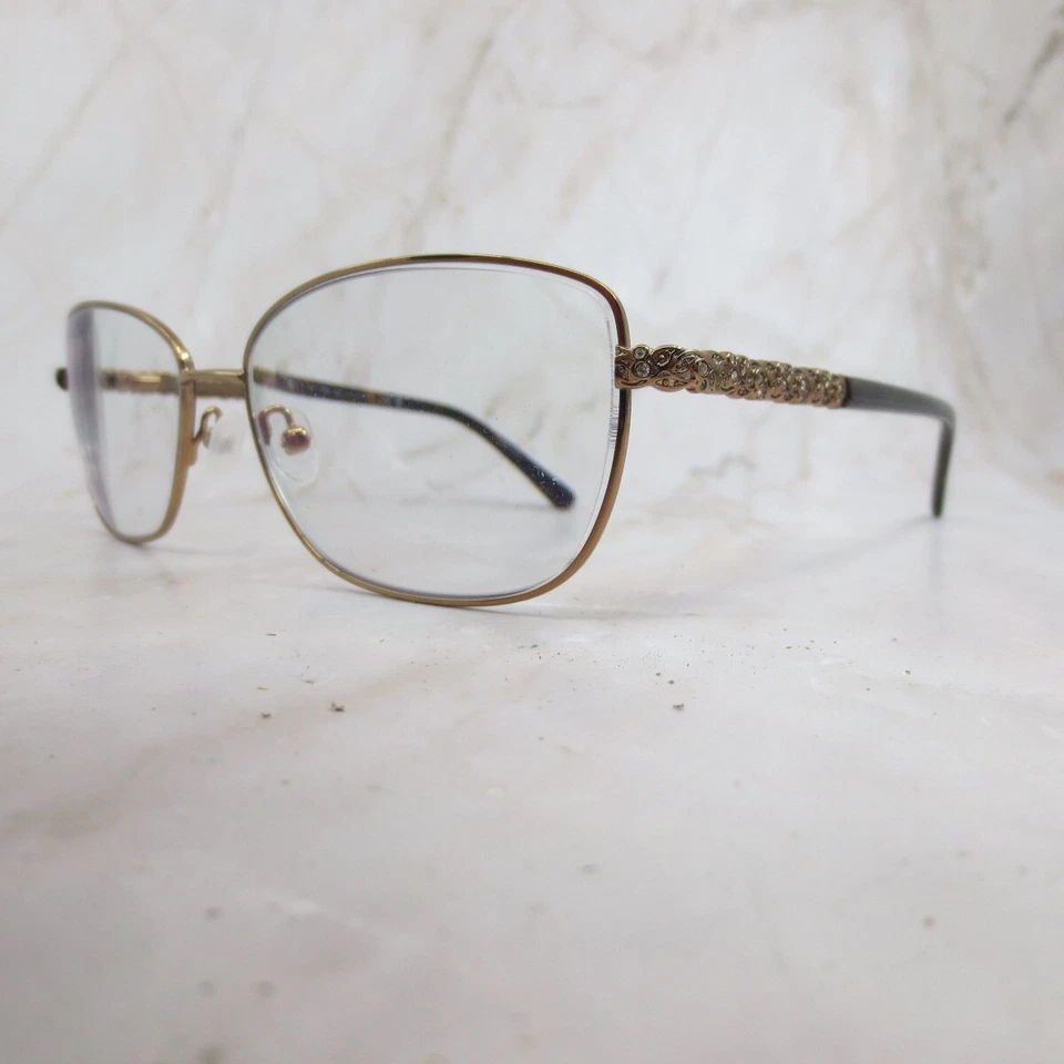 Marco de gafas Marchon Tres Jolie 196 200 para mujer bronce borde completo 59-17-145 Foto 2 de 4