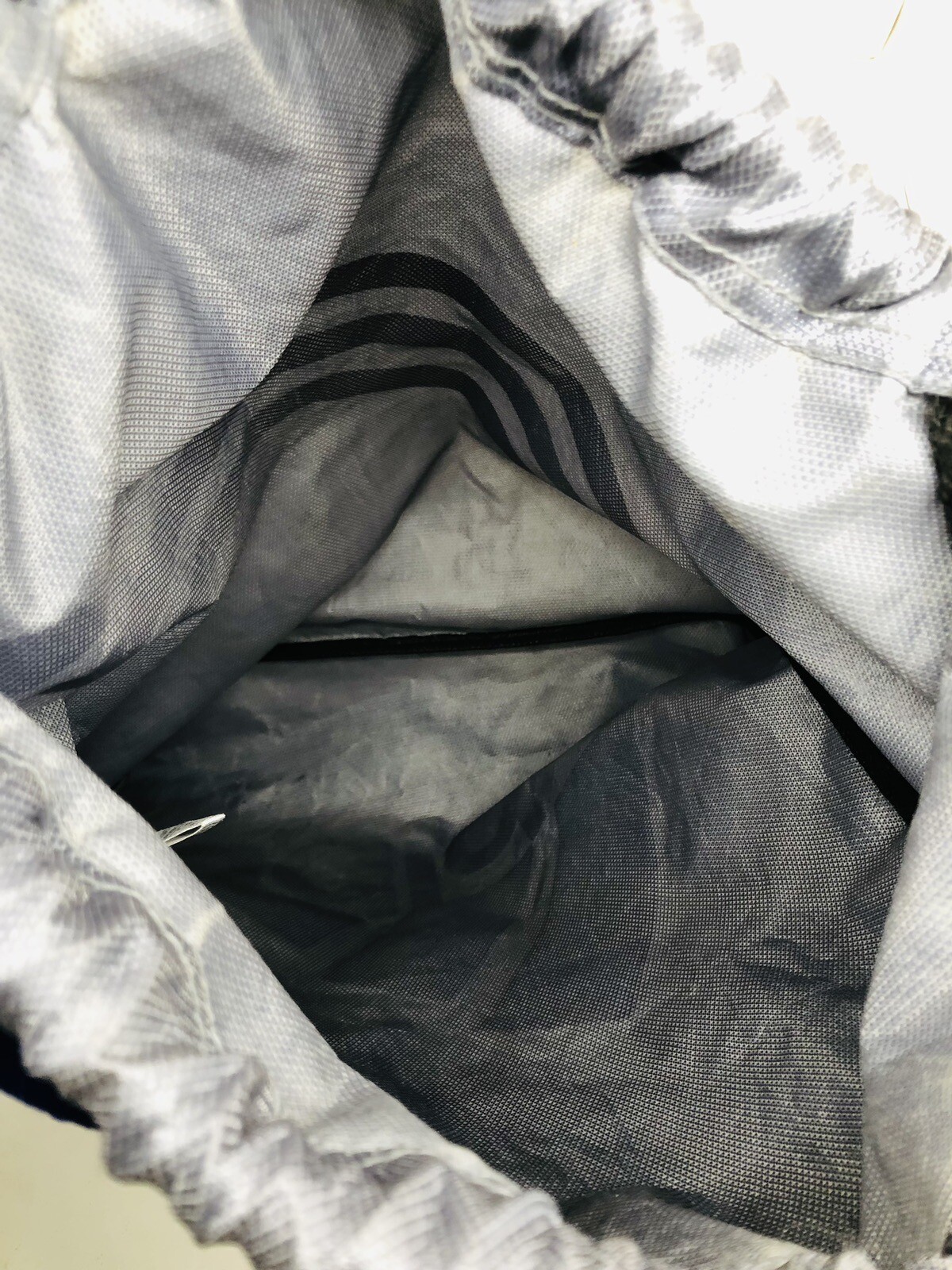 adidas drawstring backpack gray American flag - image 3