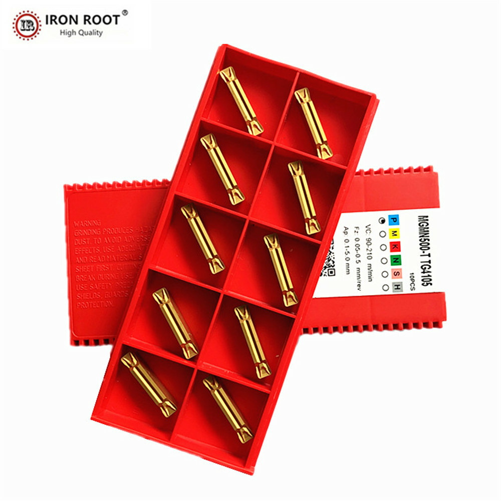 100 MRMN600 M TG4105 CNC Turning Tool Grooving Carbide Inserts for