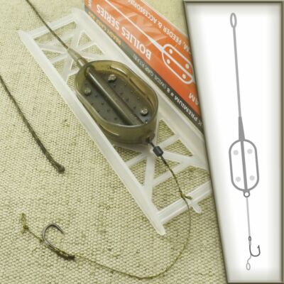 METHOD BOAT Feeder Carp System Karpfen Fertig Montage InLine Grundmontage Tackle