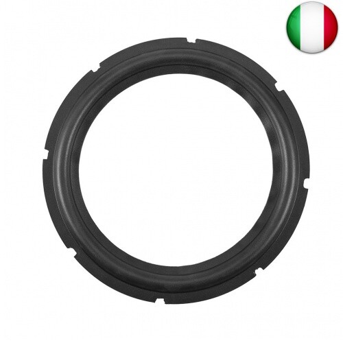 Zerone 25,4 cm bordo altoparlante in gomma perforata, subwoofer anelli surround