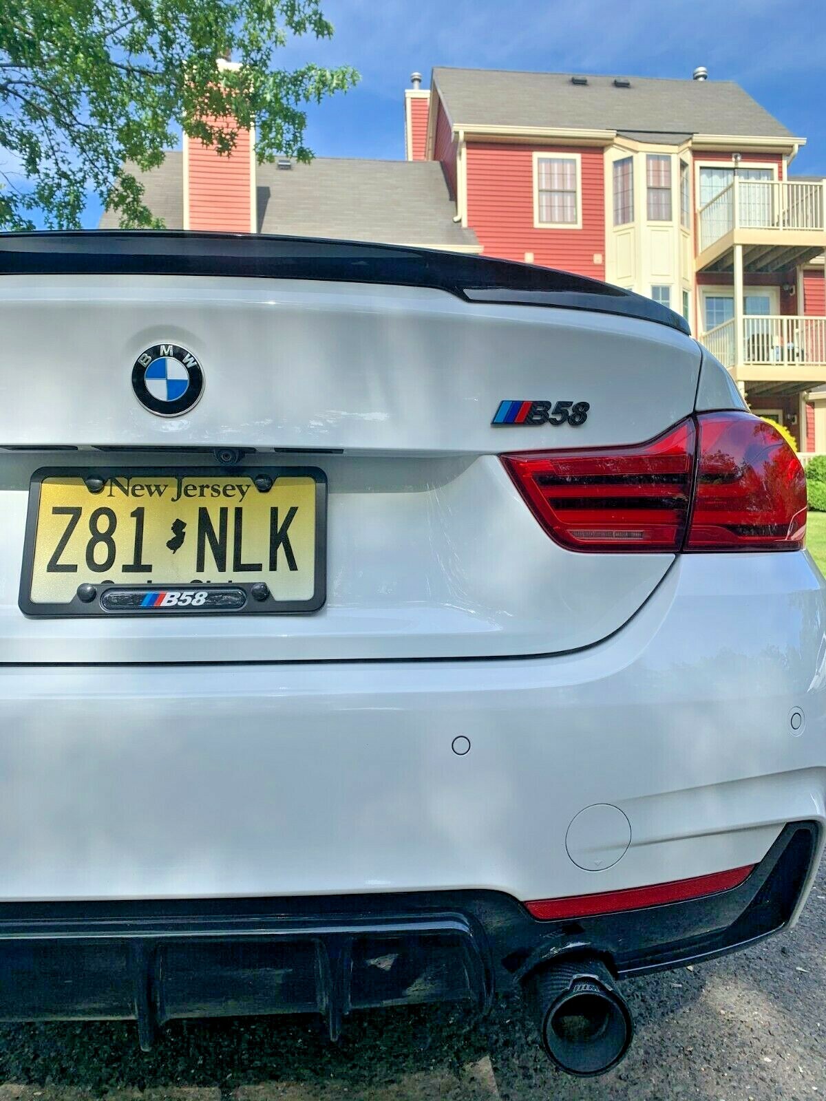 B58 licensee plate frame ( QTY 1 ) Black | eBay