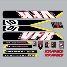 2001 DYNO - VFR Black/Yellow decal set