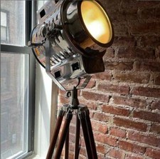 Handmade Floor Lamp 1960's Hollywood Industrial Spotlight Emporia Decors
