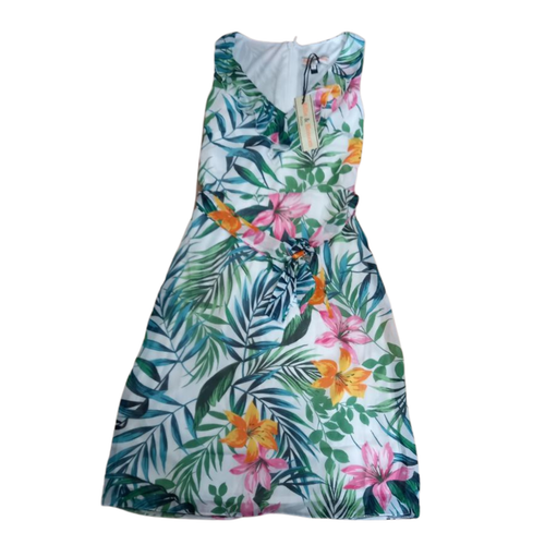 Green Floral Mix Dress 
