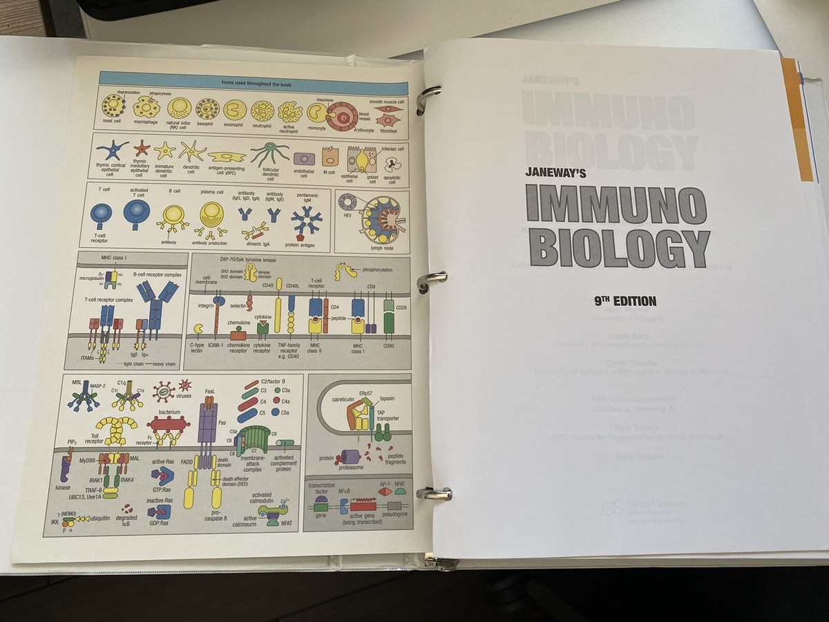 Janeway's Immunobiology, 9th Edition, by Casey Weaver and