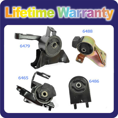 4-Piece Engine & Transmission Mount Set For 1999-2001 Mazda Protege 1.6L Automatic