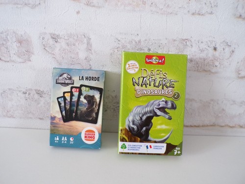 Bioviva 400299 Défis Nature - Dinosauri 1 Gioco Di Carte Educativo Per Bambini 7+ (2-6 Giocatori)